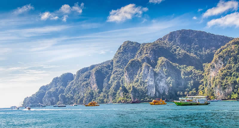 las islas alejadas de la costa